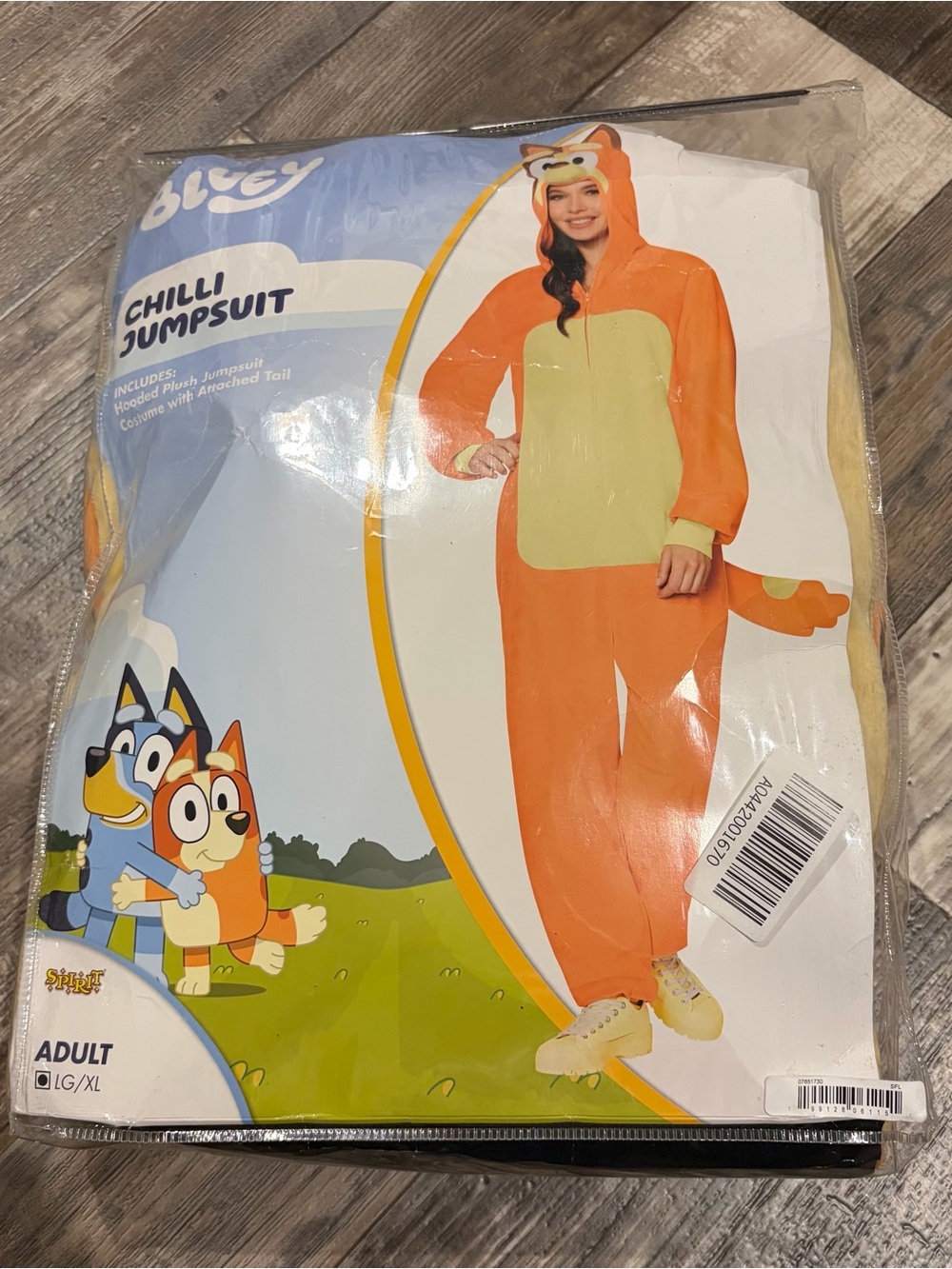 Spirit Chilli Jumpsuit Costume adult lg/xl